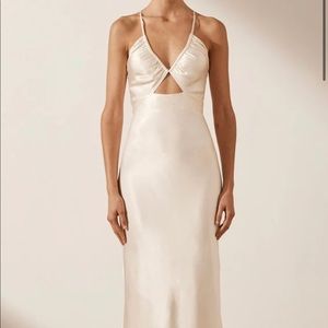 Shona Joy La Lune Ruched Bodice Maxi Dress